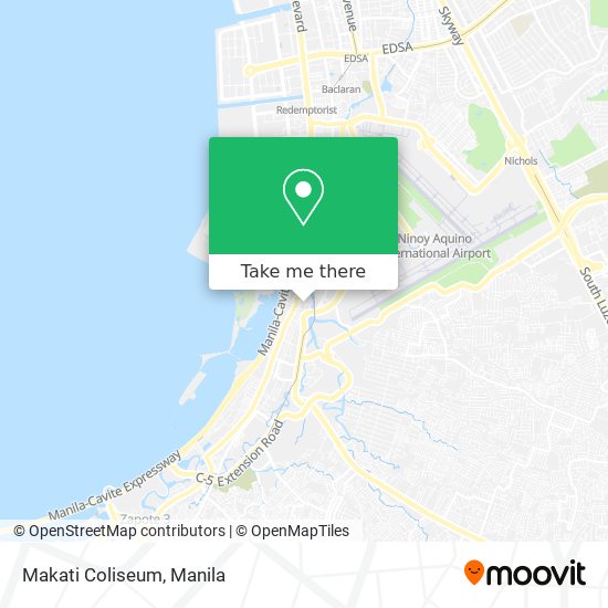 Makati Coliseum map