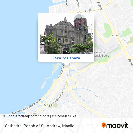 Cathedral Parish of St. Andrew map