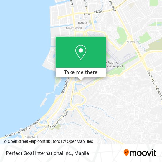 Perfect Goal International Inc. map