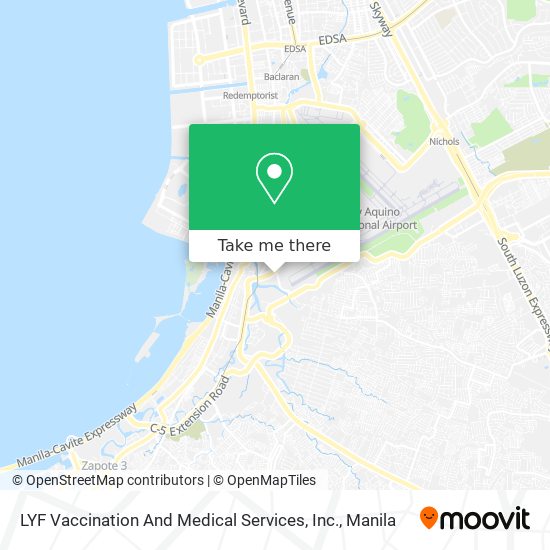 LYF Vaccination And Medical Services, Inc. map