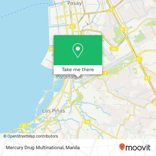Mercury Drug Multinational map