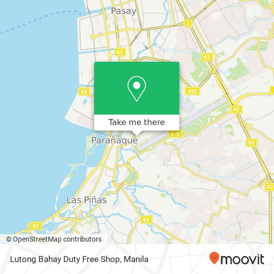 Lutong Bahay Duty Free Shop map