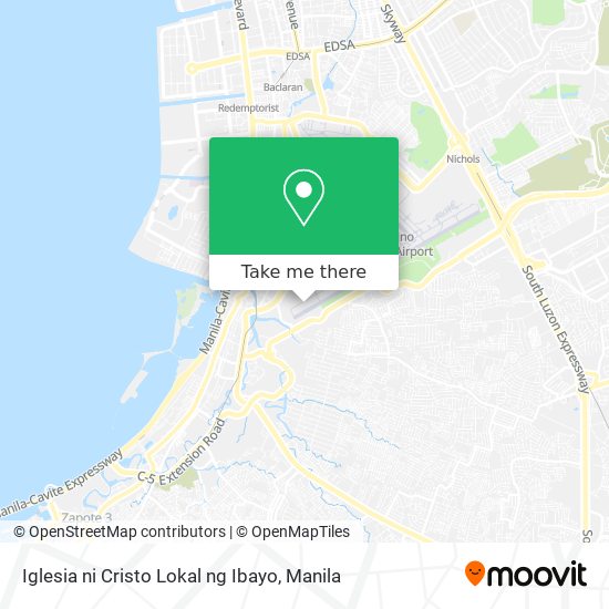 Iglesia ni Cristo Lokal ng Ibayo map