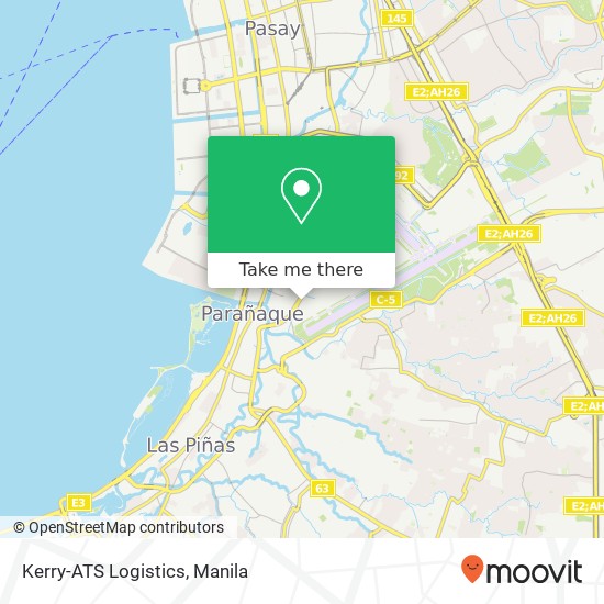 Kerry-ATS Logistics map