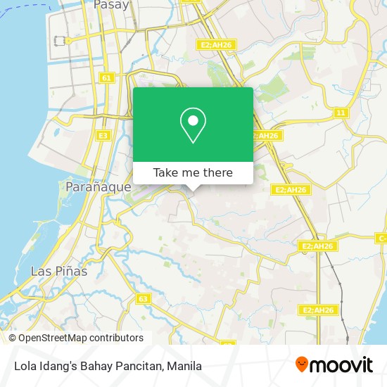 Lola Idang's Bahay Pancitan map