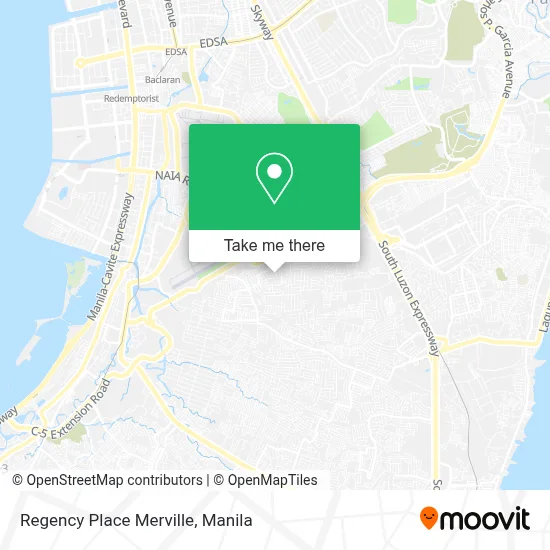 Regency Place Merville map