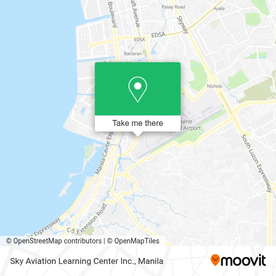 Sky Aviation Learning Center Inc. map