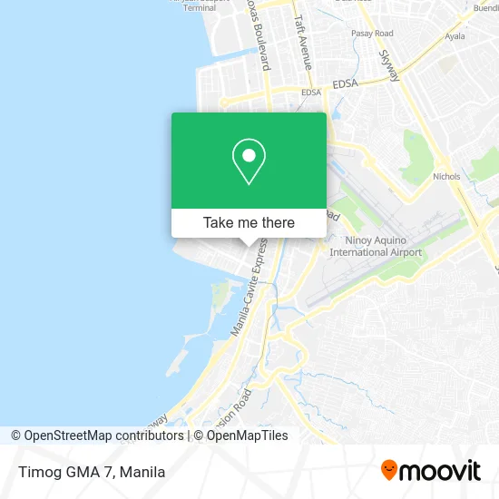 Timog GMA 7 map