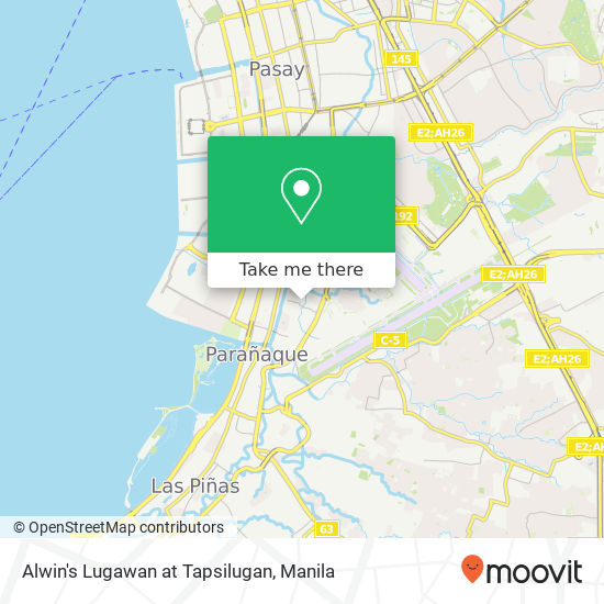 Alwin's Lugawan at Tapsilugan map