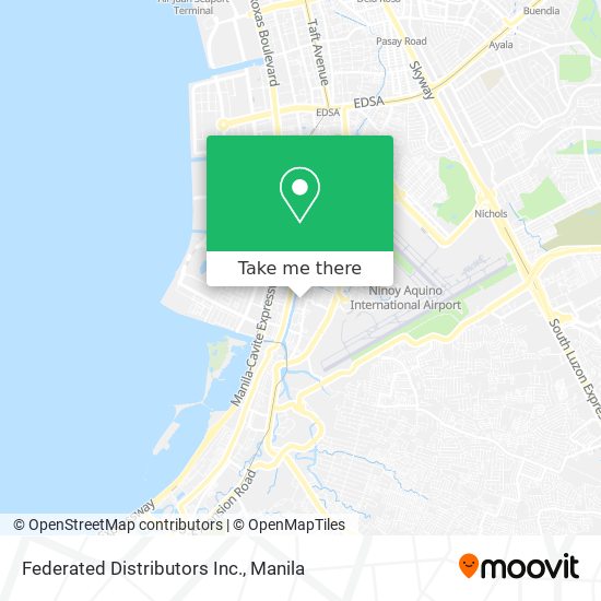 Federated Distributors Inc. map