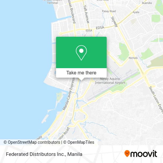 Federated Distributors Inc. map