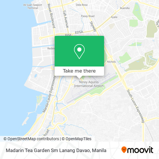 Madarin Tea Garden Sm Lanang Davao map