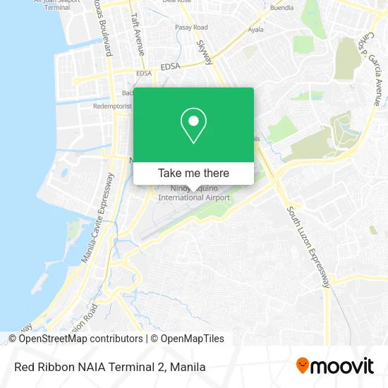 Red Ribbon NAIA Terminal 2 map