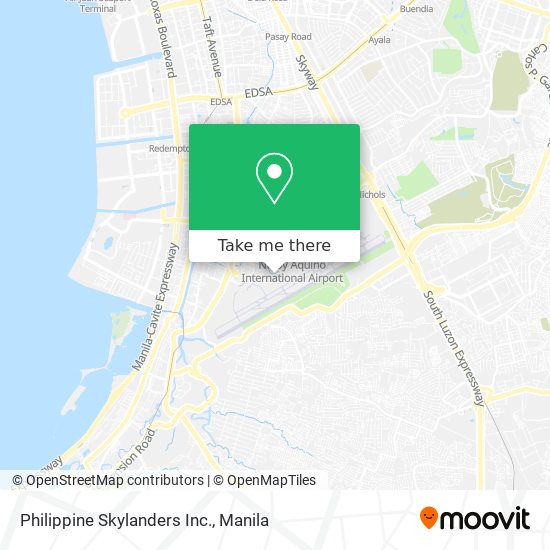 Philippine Skylanders Inc. map