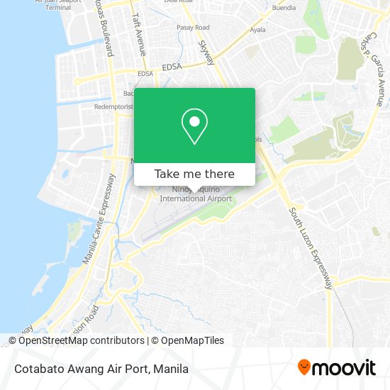 Cotabato Awang Air Port map