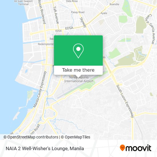 NAIA 2 Well-Wisher's Lounge map