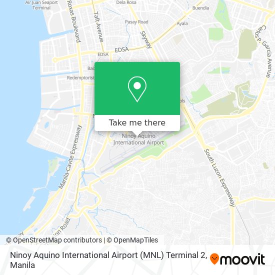 Ninoy Aquino International Airport (MNL) Terminal 2 map