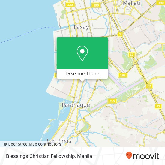 Blessings Christian Fellowship map