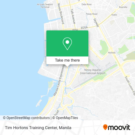 Tim Hortons Training Center map