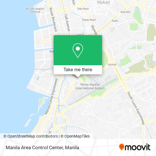 Manila Area Control Center map