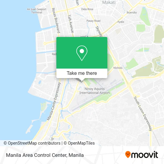 Manila Area Control Center map