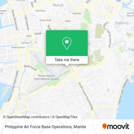 Philippine Air Force Base Operations map