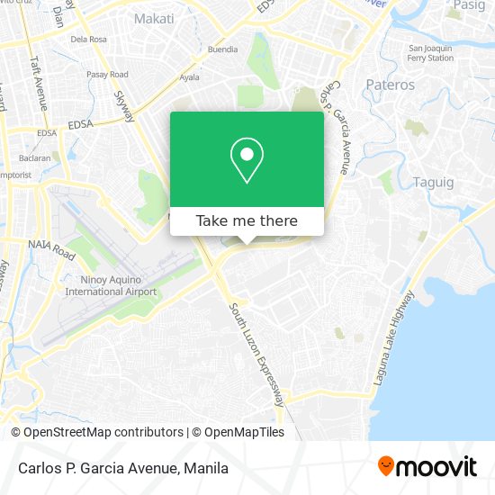 Carlos P. Garcia Avenue map