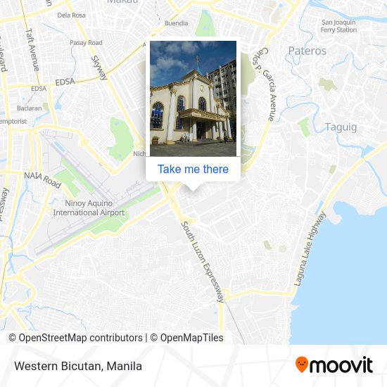 Western Bicutan map