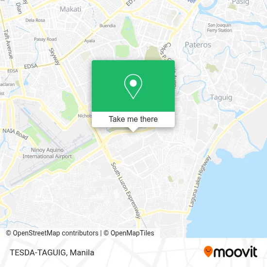 TESDA-TAGUIG map