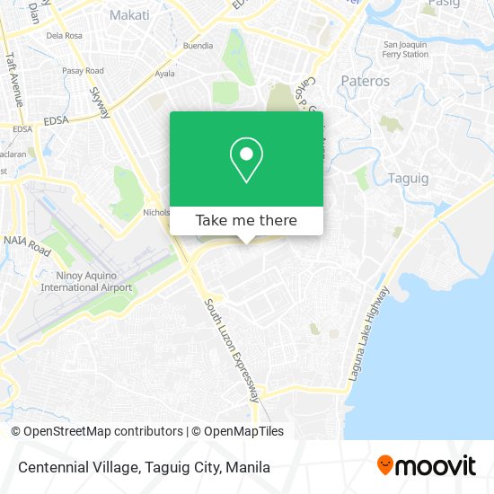 Centennial Village, Taguig City map