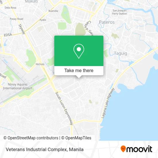Veterans Industrial Complex map