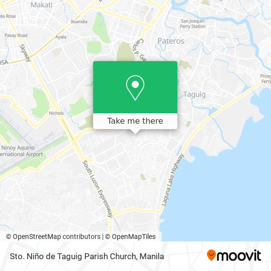 Sto. Niño de Taguig Parish Church map