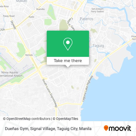 Dueñas Gym, Signal Village, Taguig City map