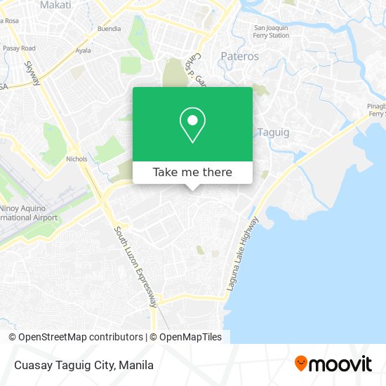 Cuasay Taguig City map