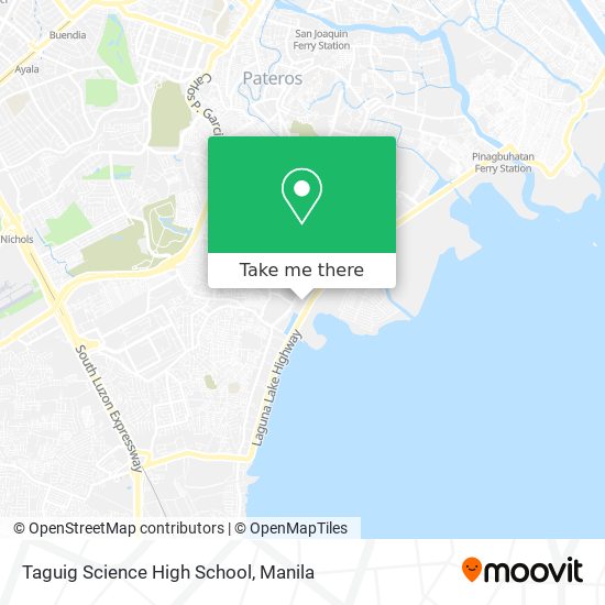 Taguig Science High School map