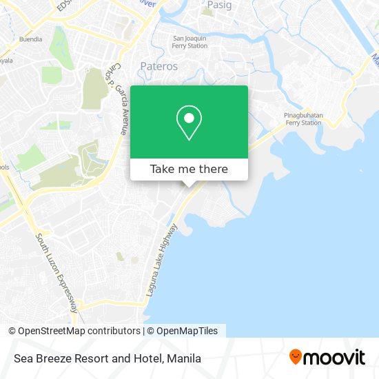 Sea Breeze Resort and Hotel map