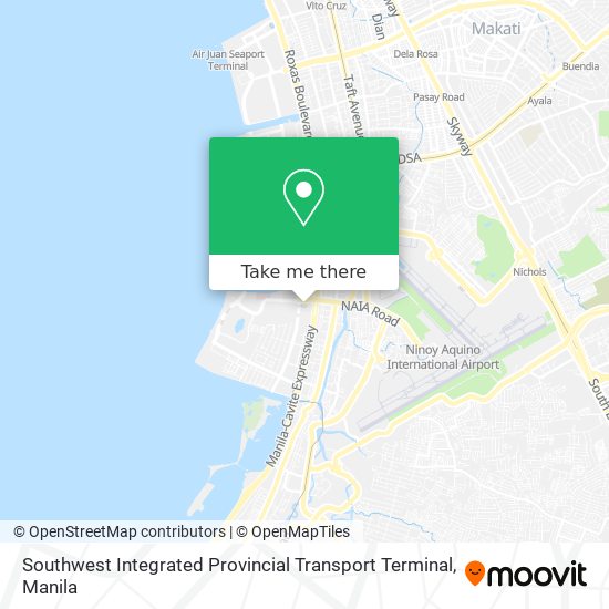 Southwest Integrated Provincial Transport Terminal map
