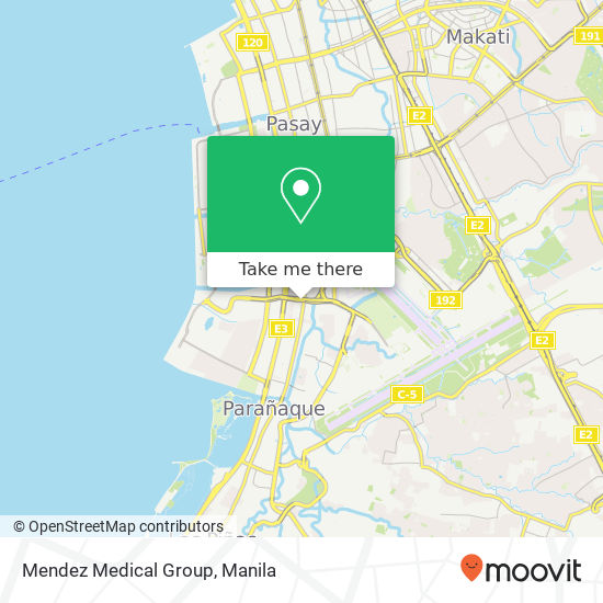 Mendez Medical Group map