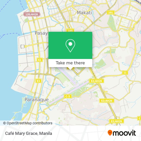 Café Mary Grace map