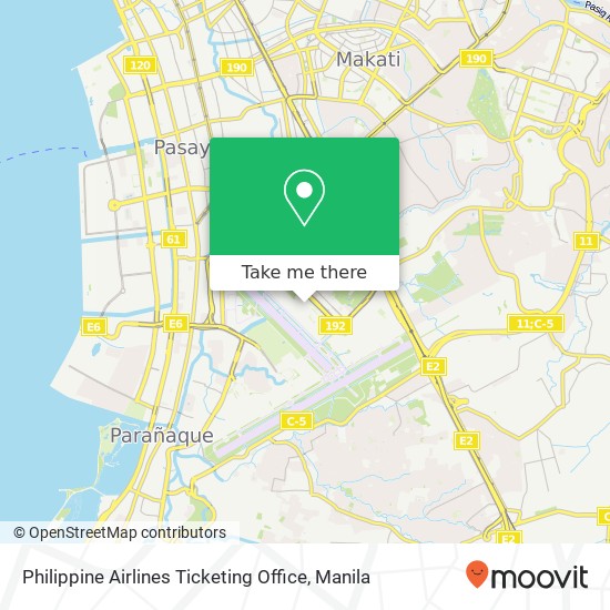 Philippine Airlines Ticketing Office map