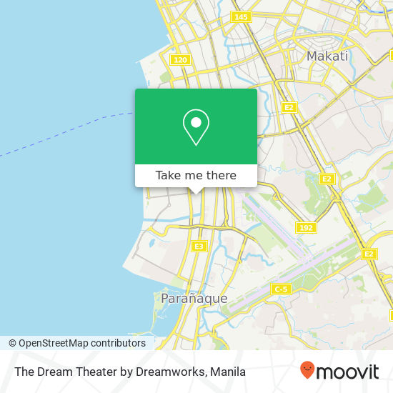 The Dream Theater by Dreamworks map