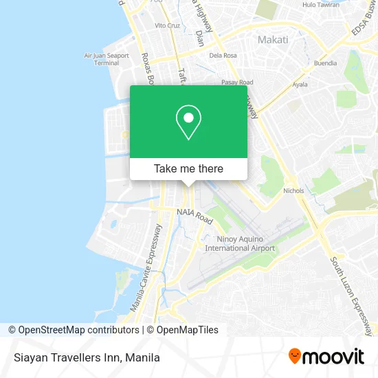 Siayan Travellers Inn map