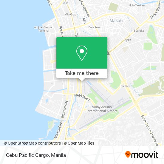 Cebu Pacific Cargo map