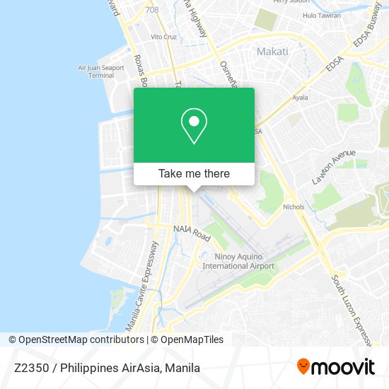 Z2350 / Philippines AirAsia map