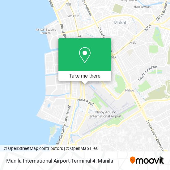 Manila International Airport Terminal 4 map