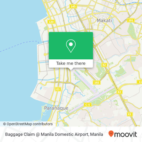 Baggage Claim @ Manila Domestic Airport map