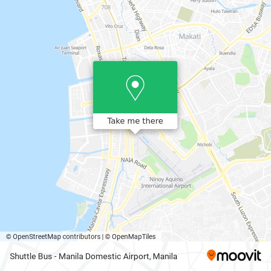 Shuttle Bus - Manila Domestic Airport map