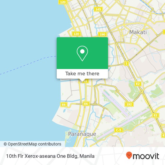 10th Flr Xerox-aseana One Bldg map