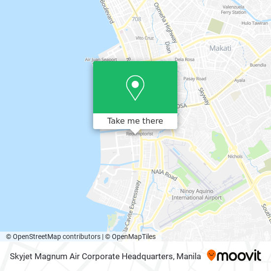 Skyjet Magnum Air Corporate Headquarters map