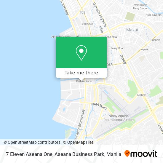 7 Eleven Aseana One, Aseana Business Park map